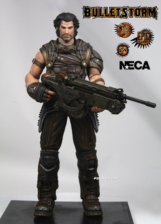 Illustration for article titled Bulletstorm's Action Figure Gets The Boots Right